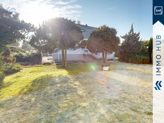 Blick von Garage zu Haus 2