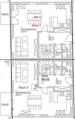 Grundrissplan Erdgeschoss