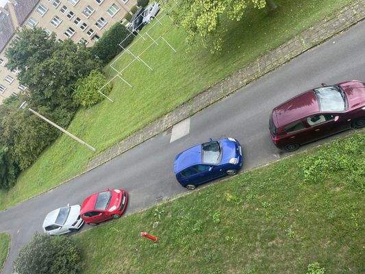 Parkplätze vor der Tür