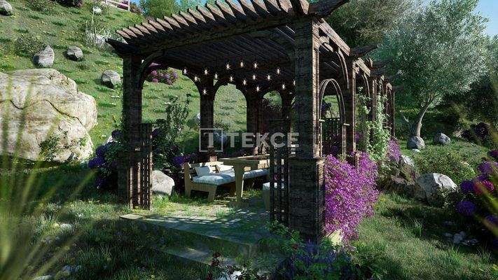 Single-Floor Stone Houses in Green Area in Mugla Milas