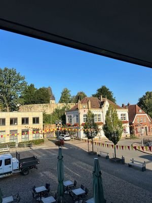 Aussicht vom Balkon