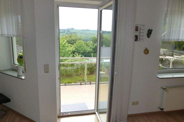 Tür zum Balkon