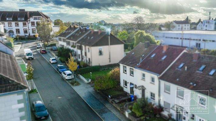 Luftbild - Straße-Umgebung