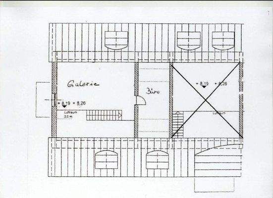 Grundriss Galerieebene