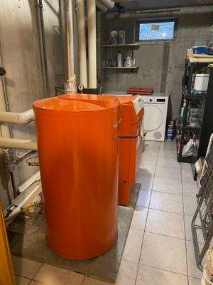 Heizung mit Waschmaschinen