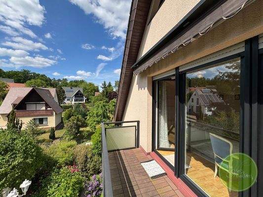 Balkon am Schlafzimmer ... 