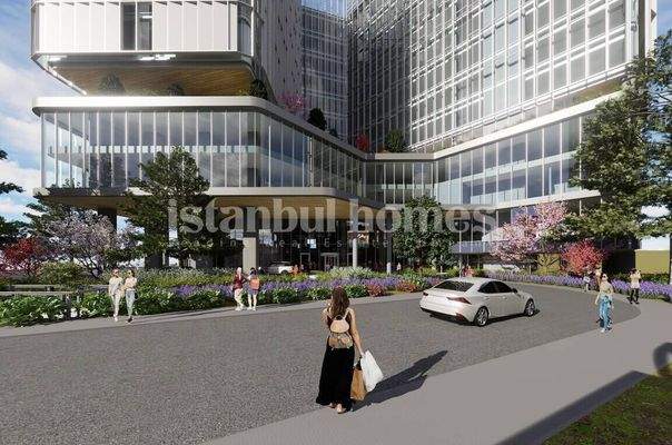 Commercial Units in Shopping Center Project in Istanbul Kadikoy