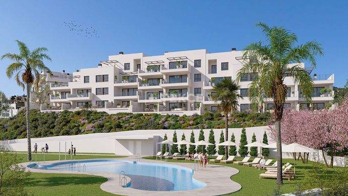 New Build Bright Apartments with Large Terraces in Almunecar