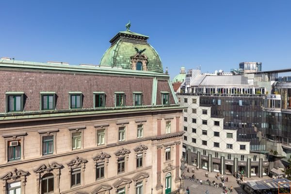 Blick von Terrasse_Haas Haus_Palais Equitable