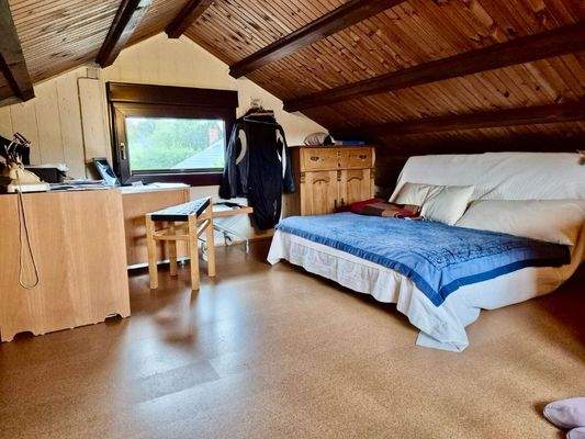 Schlafbereich im Dachgeschoss