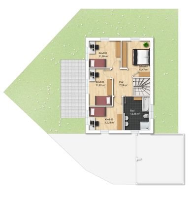 OG mit Garten 