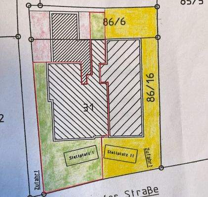 Einzeichnung Einheit Nr. 1