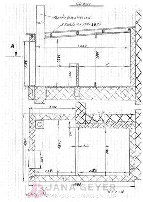 Grundrisszeichnung EG mit Heizraum
