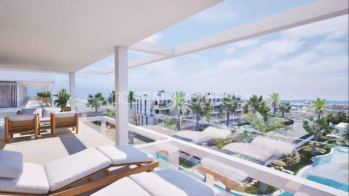 Flats with Gardens or Roof Terraces in Mar de Cristal