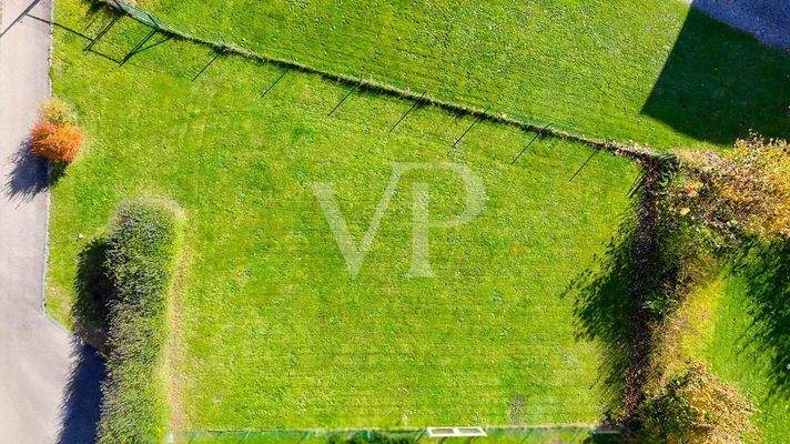 Grundstück von oben