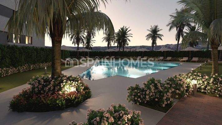 Sea View Apartments Close to a Golf Club in Casares