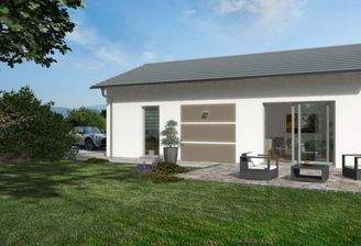 Ein kompaktes Bungalowhaus 