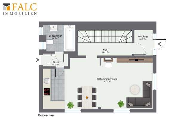 Grundriss Erdgeschoss