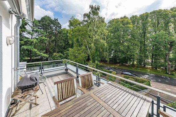 Dachterrasse am Wohnzimmer