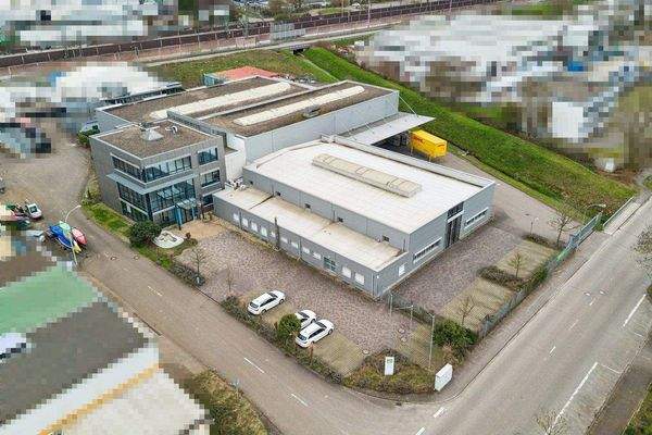 Hallenkomplex von oben