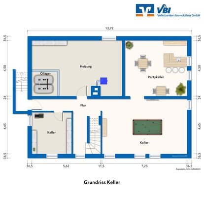 Grundriss Keller