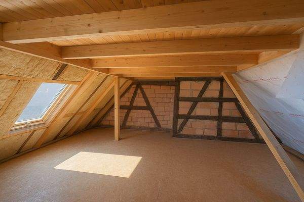 Dachboden leer Visualisierung