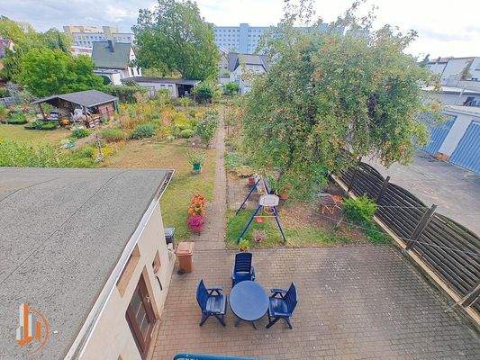 Blick aus dem Duschbad