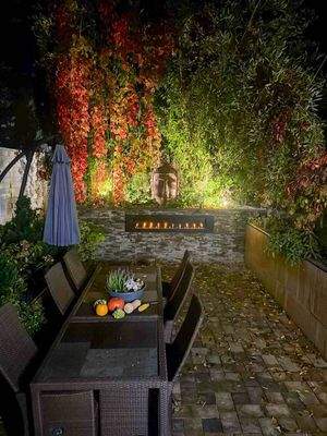 Außenbereich bei Abend