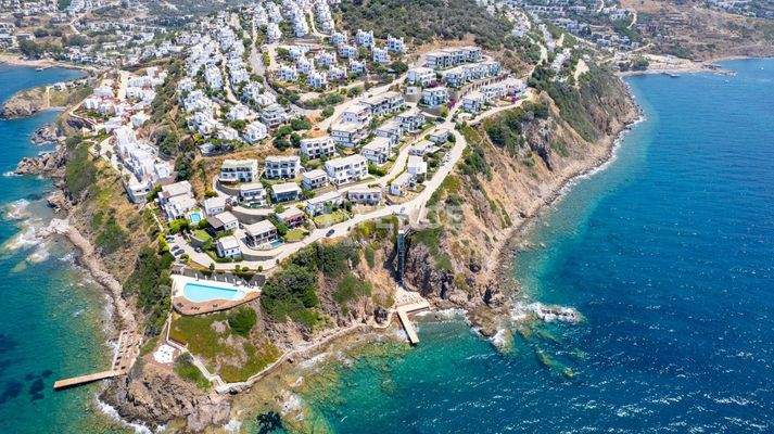 Sea View Apartments with Private Pier and Beach in Bodrum