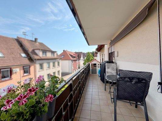 großer Balkon