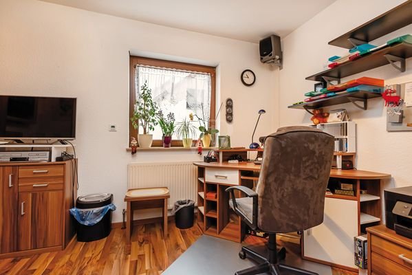 Schlafzimmer und Büro