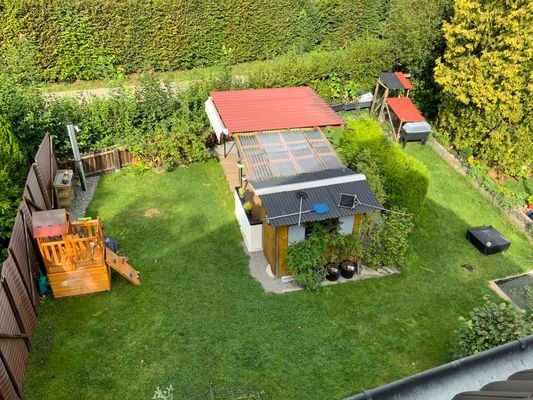 Garten von oben