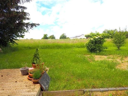 Blick von der Terrasse