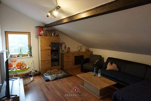 Wohnzimmer im DG (Whg. Nr. 10)