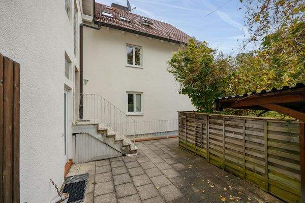 Hinterseite des Hauses