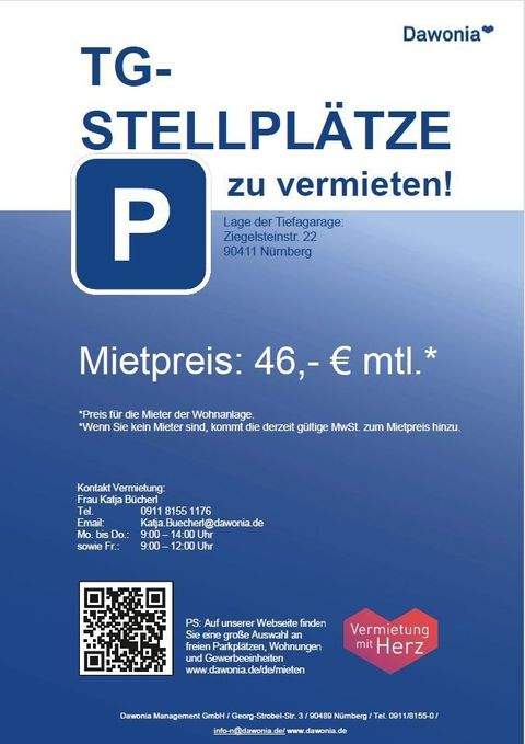 Nürnberg Garage, Nürnberg Stellplatz