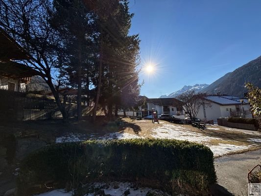 Terrasse Blick Spielplatz