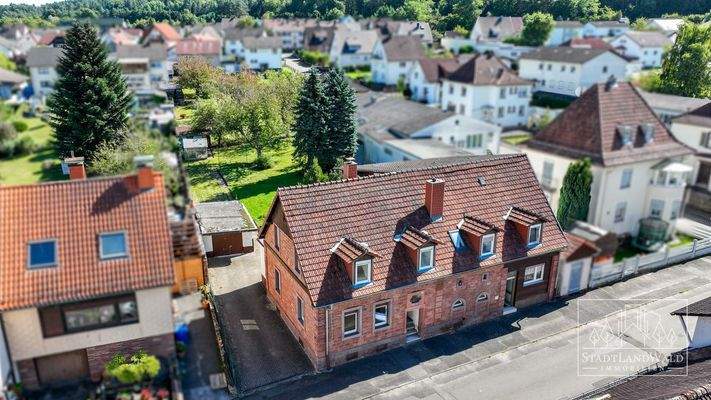 Luftbild Doppelhaus