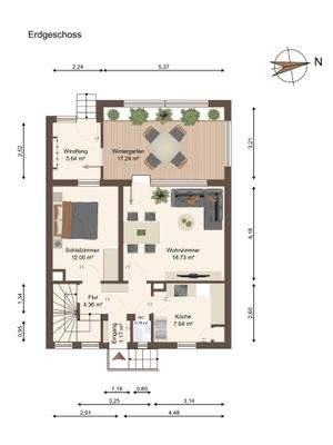 Grundriss Erdgeschoss