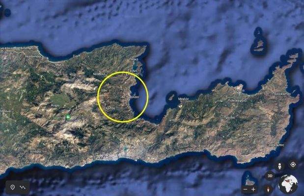 Kreta, Agios Nikolaos: Baugrundstück mit Meerblick zu verkaufen