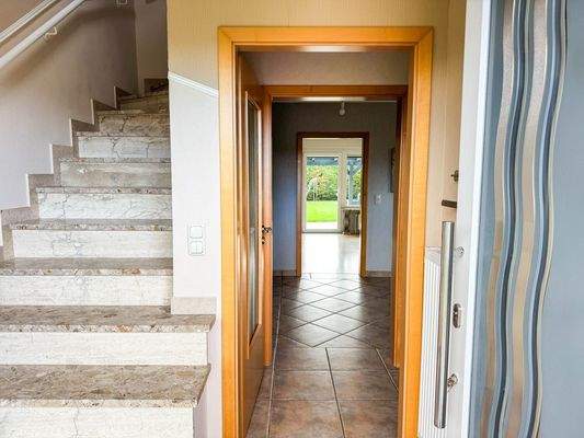 Gemeinschaftlicher Windfang im Erdgeschoss 