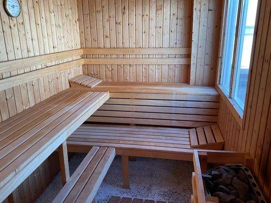 Sauna auf Dachterrasse
