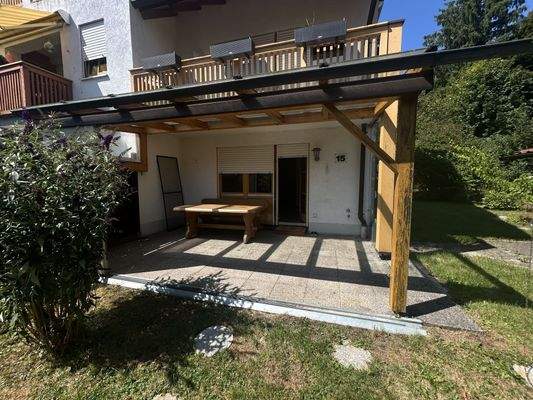 Die geschützte Terrasse