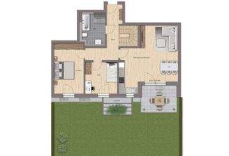 Helle EG-Wohnung mit eigenem Garten