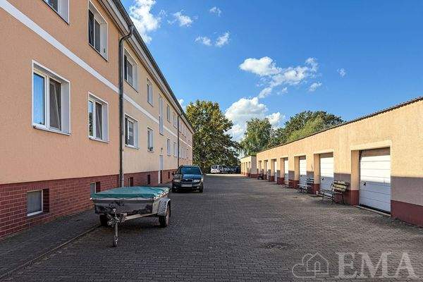 Blick in die Wohnanlage