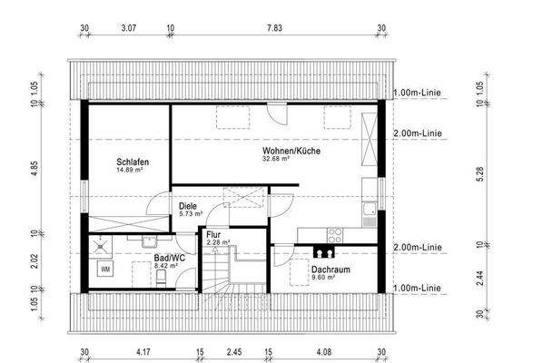 Grundriss Dachgeschoss