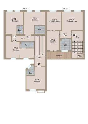 Grundriss 2. Obergeschoss