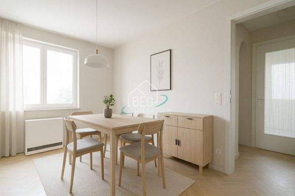 virtuelle Möblierung Esszimmer