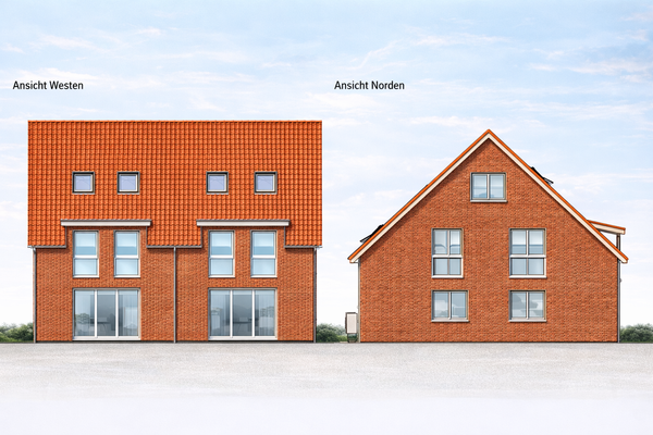 Ansicht Westen und Norden.