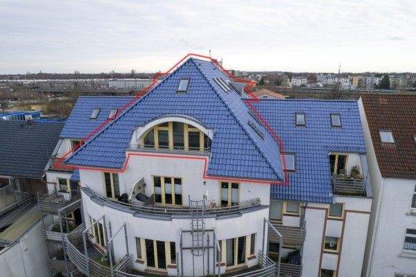 Rückansicht mit Balkon